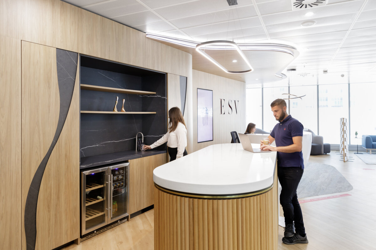 The ESV Sydney CBD office, spread over two floors and completed in November 2019.