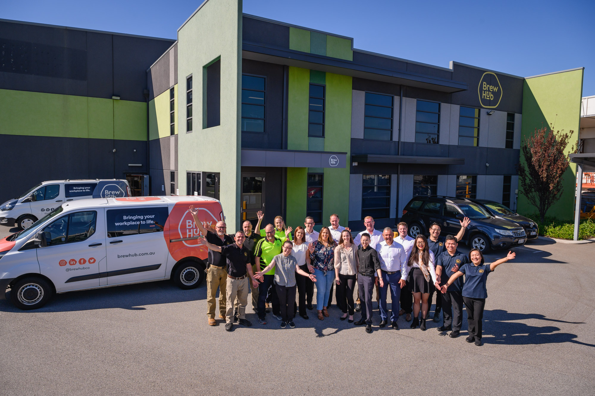 BrewHubbers Team at our Headquarter in WA.