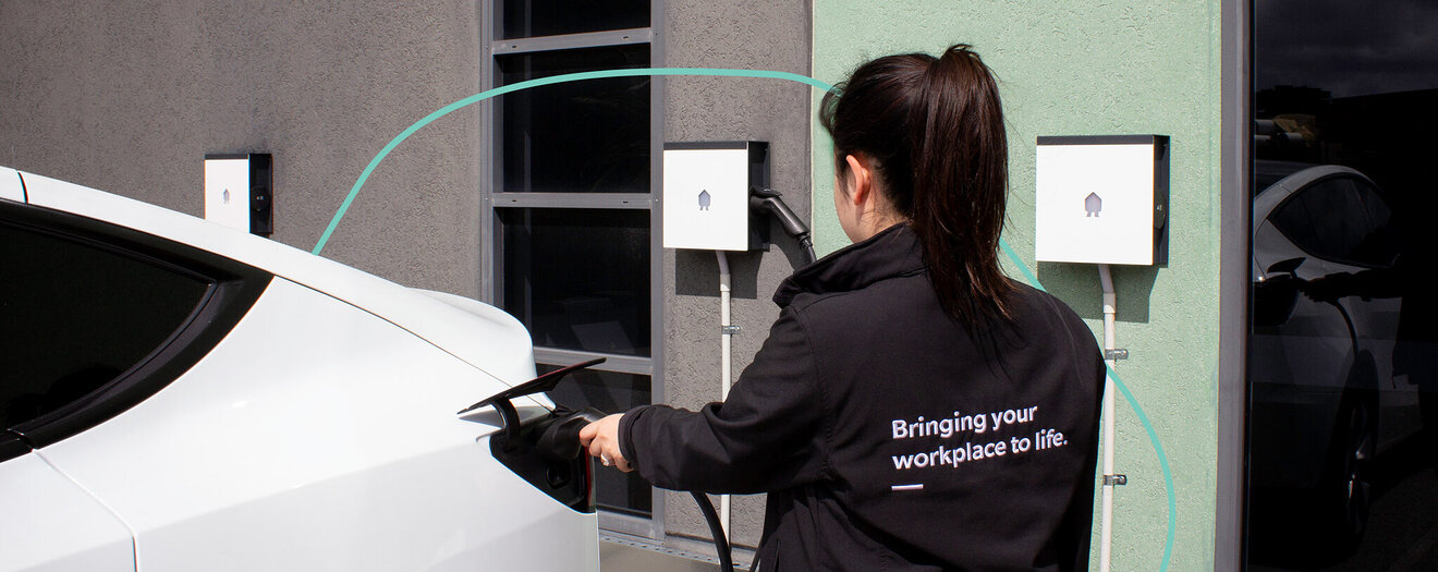Our remotely monitored EV charging stations provide clear insights into our emissions reduction